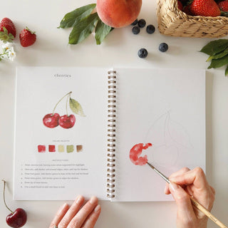 Fruit watercolor workbook-Stationary-emily lex studio-Summit Lane Boutique, Women's Apparel and Gifts located in Grand Rapids, MI