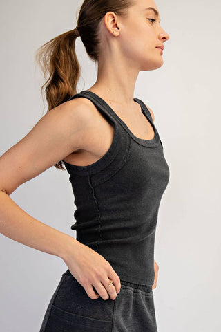 The Vintage Wash Tank-Tank Top-Rae Mode-Summit Lane Boutique, Women's Apparel and Gifts located in Grand Rapids, MI