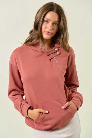 Imogen Sweatshirt-Sweatshirt-Doe and Rae-Summit Lane Boutique, Women's Apparel and Gifts located in Grand Rapids, MI