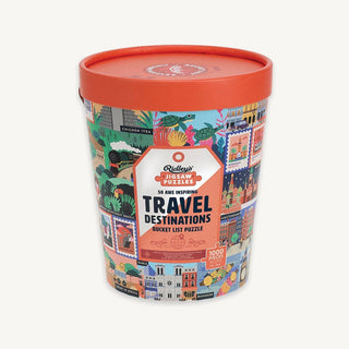 50 Awe-Inspiring Travel Destinations Bucket List 1000 pc Puz-Puzzles-Chronicle Books-Summit Lane Boutique, Women's Apparel and Gifts located in Grand Rapids, MI