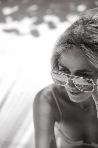 LEX MIDNIGHT Polarized Navigator Metal Sunglasses-Sunglasses-Kohv Eyewear-Summit Lane Boutique, Women's Apparel and Gifts located in Grand Rapids, MI
