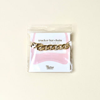 Trucker Hat Chain-Acrylic-Gold-Hat Chains-The Darling Effect-Summit Lane Boutique, Women's Apparel and Gifts located in Grand Rapids, MI