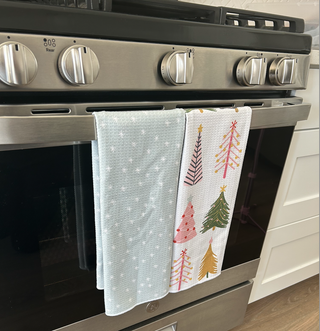 Christmas Trees - Waffle Weave Microfiber Towel-Kitchen Towel-Bloom Towels-Summit Lane Boutique, Women's Apparel and Gifts located in Grand Rapids, MI