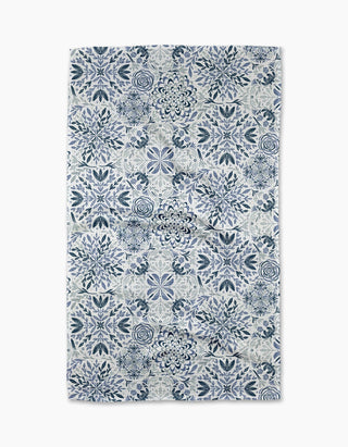 Floral Medallions Tea Towel-Kitchen Towel-Geometry-Summit Lane Boutique, Women's Apparel and Gifts located in Grand Rapids, MI