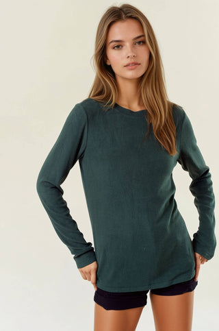 Cleo Soft Knit Long Sleeve-Long Sleeves-Doe and Rae-Summit Lane Boutique, Women's Apparel and Gifts located in Grand Rapids, MI