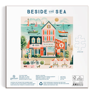 Beside the Sea 500 Piece Puzzle-Puzzles-Chronicle Books-Summit Lane Boutique, Women's Apparel and Gifts located in Grand Rapids, MI