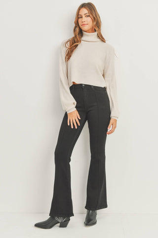 JBD Pintuck Classy Flare-Jeans-JBD-Summit Lane Boutique, Women's Apparel and Gifts located in Grand Rapids, MI
