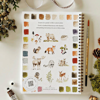 Woodland watercolor workbook-Stationary-emily lex studio-Summit Lane Boutique, Women's Apparel and Gifts located in Grand Rapids, MI