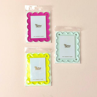 Mini Acrylic Picture Frame Magnet-Pale Pink-Picture Frames-The Darling Effect-Summit Lane Boutique, Women's Apparel and Gifts located in Grand Rapids, MI