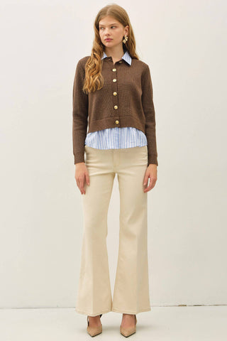 The Caroline Layered Cardigan-Cardigans-Be Cool-Summit Lane Boutique, Women's Apparel and Gifts located in Grand Rapids, MI