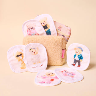 Teddy Bear 7-Day Gift Set & Plush Cosmetic Bag-The Original MakeUp Eraser-Summit Lane Boutique, Women's Apparel and Gifts located in Grand Rapids, MI
