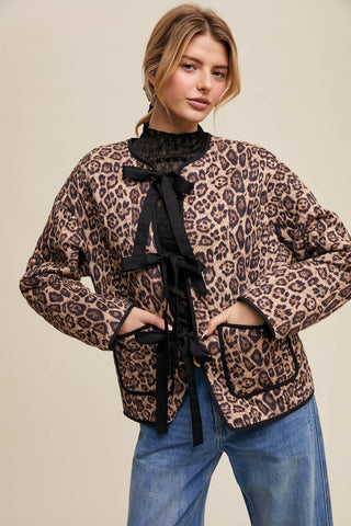 Lorelai Leopard Jacket-Jackets-Listicle-Summit Lane Boutique, Women's Apparel and Gifts located in Grand Rapids, MI