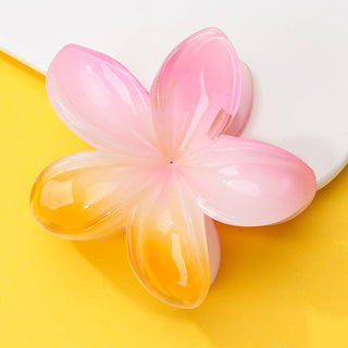 Plumeria Claw Clip-Hair Accessories-JOSSLYN by wall to wall-Summit Lane Boutique, Women's Apparel and Gifts located in Grand Rapids, MI