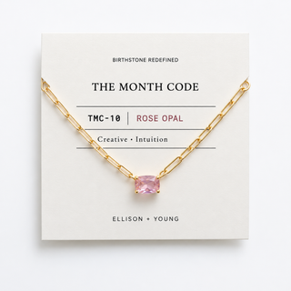 The Month Code Birthstone Necklace Collection-Necklaces-Ellison+Young-Summit Lane Boutique, Women's Apparel and Gifts located in Grand Rapids, MI