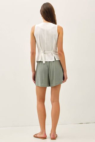 Lucy Linen Vest-Vest-Be Cool-Summit Lane Boutique, Women's Apparel and Gifts located in Grand Rapids, MI