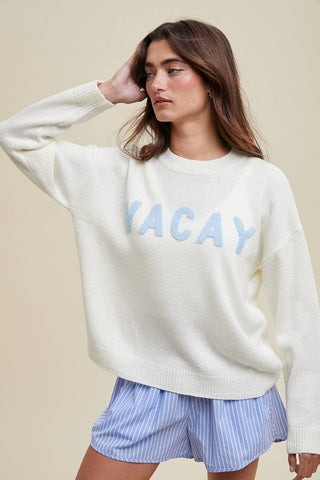 Vacay Sweater-Sweaters-Wishlist Apparel-Summit Lane Boutique, Women's Apparel and Gifts located in Grand Rapids, MI