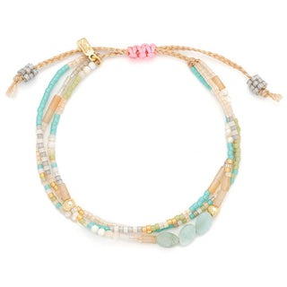 Mixed Media Bracelet - Courage/Amazonite/Gold-Scout Curated Wears-Summit Lane Boutique, Women's Apparel and Gifts located in Grand Rapids, MI