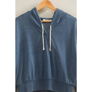 Meg Seamed Sleeve Hoodie-Sweatshirt-HYFVE-Summit Lane Boutique, Women's Apparel and Gifts located in Grand Rapids, MI