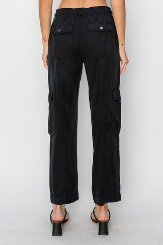 Tencel relaxed cargo pants-Pants-Summit Lane-Summit Lane Boutique, Women's Apparel and Gifts located in Grand Rapids, MI