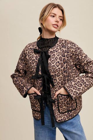 Lorelai Leopard Jacket-Jackets-Listicle-Summit Lane Boutique, Women's Apparel and Gifts located in Grand Rapids, MI
