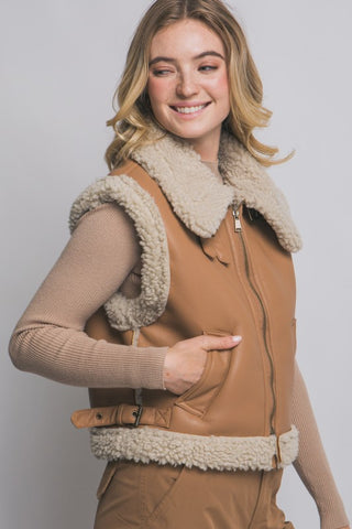 Aviator Vest-Vest-Love Tree-Summit Lane Boutique, Women's Apparel and Gifts located in Grand Rapids, MI