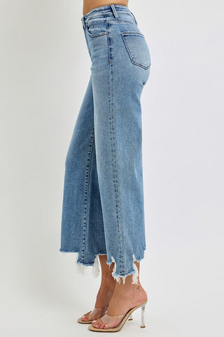 Blake Step Hem Jean-Jeans-Risen-Summit Lane Boutique, Women's Apparel and Gifts located in Grand Rapids, MI