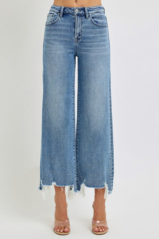 Blake Step Hem Jean-Jeans-Risen-Summit Lane Boutique, Women's Apparel and Gifts located in Grand Rapids, MI