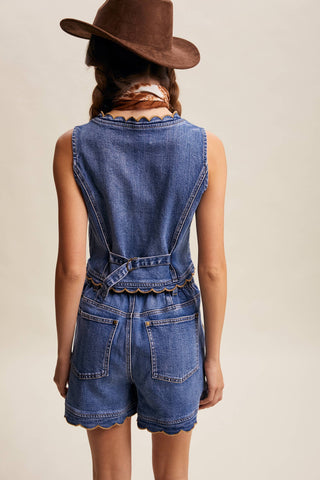 Georgia Scallop Shorts-Shorts-Listicle-Summit Lane Boutique, Women's Apparel and Gifts located in Grand Rapids, MI
