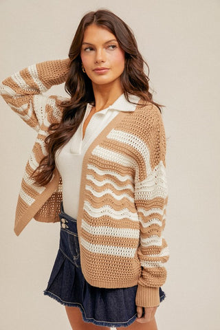 Jasmine Cardigan-Cardigans-Hem & Thread-Summit Lane Boutique, Women's Apparel and Gifts located in Grand Rapids, MI