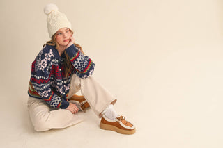 Dakota Fair Isle Sweater-Sweaters-&MERCI-Summit Lane Boutique, Women's Apparel and Gifts located in Grand Rapids, MI