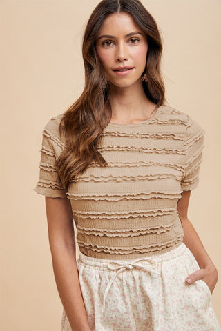 Elsie Top-Short Sleeves-Anniewear-Summit Lane Boutique, Women's Apparel and Gifts located in Grand Rapids, MI