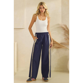 Paisley Track Pants-Lounge Pants-Veveret-Summit Lane Boutique, Women's Apparel and Gifts located in Grand Rapids, MI