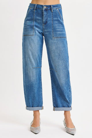 The Charlotte Barrel Jean-Jeans-Risen-Summit Lane Boutique, Women's Apparel and Gifts located in Grand Rapids, MI