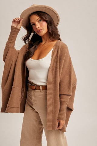 Sophia Oversized Cardigan-Cardigans-Hem & Thread-Summit Lane Boutique, Women's Apparel and Gifts located in Grand Rapids, MI