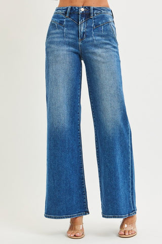Bianka High Rise Wide-Jeans-Risen-Summit Lane Boutique, Women's Apparel and Gifts located in Grand Rapids, MI