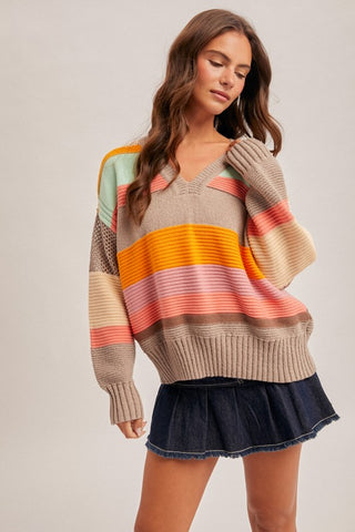Quinn Textured Sweater-Sweaters-Hem & Thread-Summit Lane Boutique, Women's Apparel and Gifts located in Grand Rapids, MI
