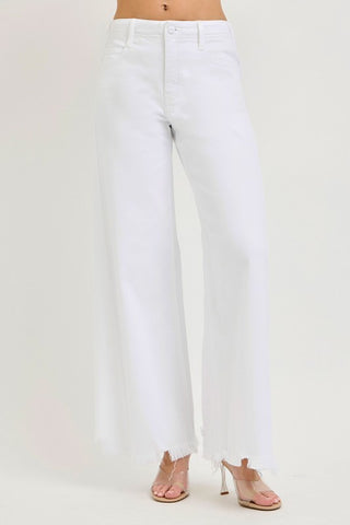 Lennox Palazzo Jeans-Jeans-Risen-Summit Lane Boutique, Women's Apparel and Gifts located in Grand Rapids, MI