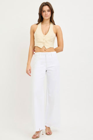 Lennox Palazzo Jeans-Jeans-Risen-Summit Lane Boutique, Women's Apparel and Gifts located in Grand Rapids, MI