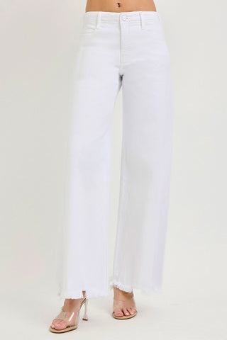 Lennox Palazzo Jeans-Jeans-Risen-Summit Lane Boutique, Women's Apparel and Gifts located in Grand Rapids, MI