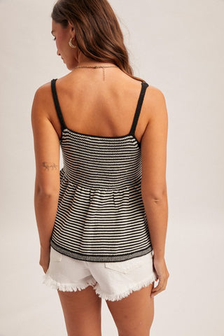 Sienna Sweater Tank-Tank Top-Hem & Thread-Summit Lane Boutique, Women's Apparel and Gifts located in Grand Rapids, MI