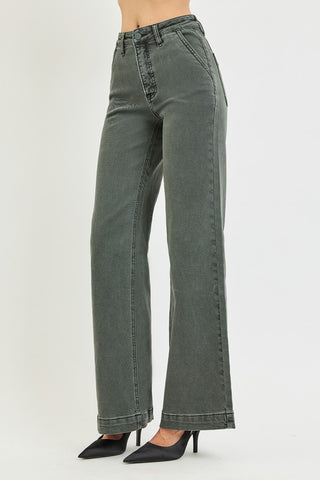 The Collin Wide Leg Jeans-Jeans-Risen-Summit Lane Boutique, Women's Apparel and Gifts located in Grand Rapids, MI