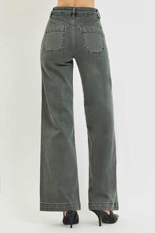 The Collin Wide Leg Jeans-Jeans-Risen-Summit Lane Boutique, Women's Apparel and Gifts located in Grand Rapids, MI