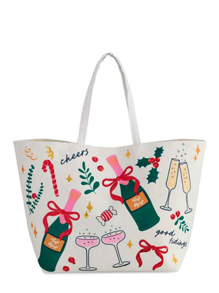 BUBBLES GIFTING TOTE-Tote Bag-Shiraleah-Summit Lane Boutique, Women's Apparel and Gifts located in Grand Rapids, MI
