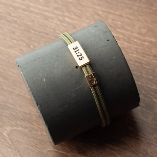 Sentiment Cord Bracelet-Proverbs 31:25, Be Brave-Bracelets-Lenny & Eva-Summit Lane Boutique, Women's Apparel and Gifts located in Grand Rapids, MI