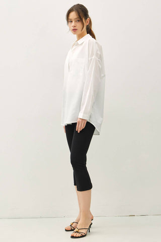 The Everyday Oversized Button Down-Blouse-Be Cool-Summit Lane Boutique, Women's Apparel and Gifts located in Grand Rapids, MI