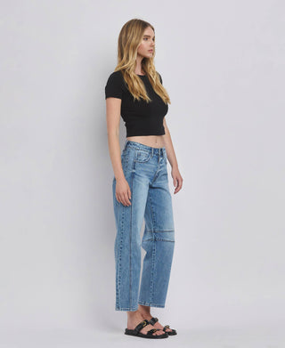 Kate II Barrel Leg-Jeans-VERVET by FLYING MONKEY-Summit Lane Boutique, Women's Apparel and Gifts located in Grand Rapids, MI