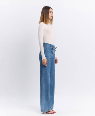 Olivia Wide Leg-Jeans-VERVET by FLYING MONKEY-Summit Lane Boutique, Women's Apparel and Gifts located in Grand Rapids, MI