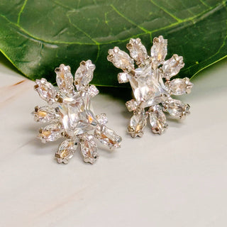 Shine Crusted Jewel Stud Earrings-Earrings-Ellison+Young-Summit Lane Boutique, Women's Apparel and Gifts located in Grand Rapids, MI