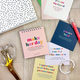 Make Her Day Tear & Share Cards-Cards-Cleerely Stated-Summit Lane Boutique, Women's Apparel and Gifts located in Grand Rapids, MI