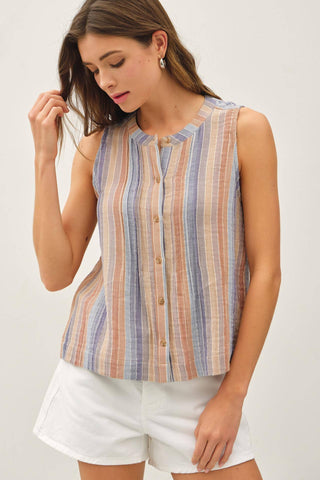 Camille Top-Sleeveless-Be Cool-Summit Lane Boutique, Women's Apparel and Gifts located in Grand Rapids, MI
